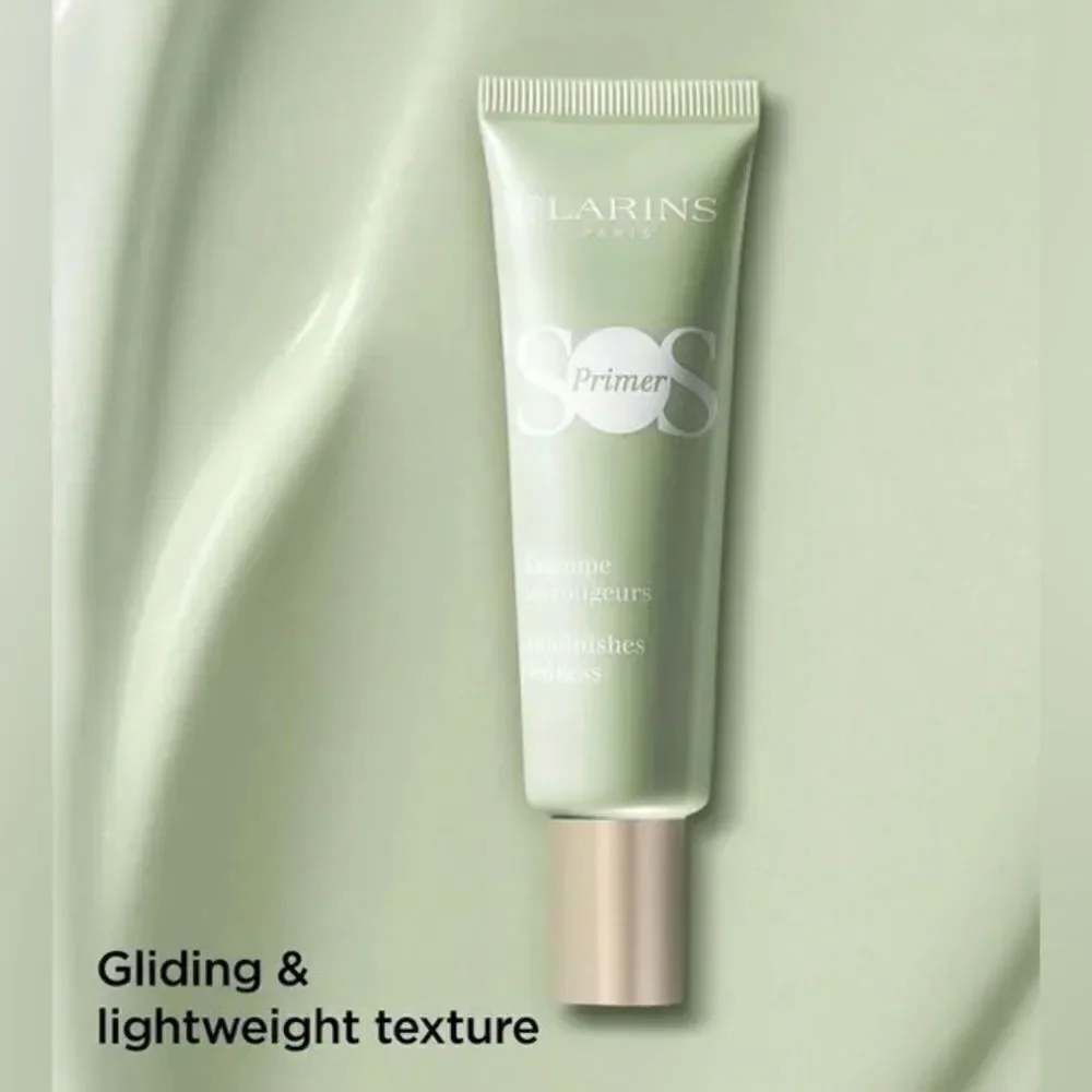 CLARINS - NWT - SOS Primer in Green (04). Corrects Redness. 1 oz/Non-Perfect Box